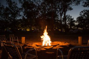 campfire at Wallaroo