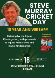 Steve Murray Cricket Day Flyer